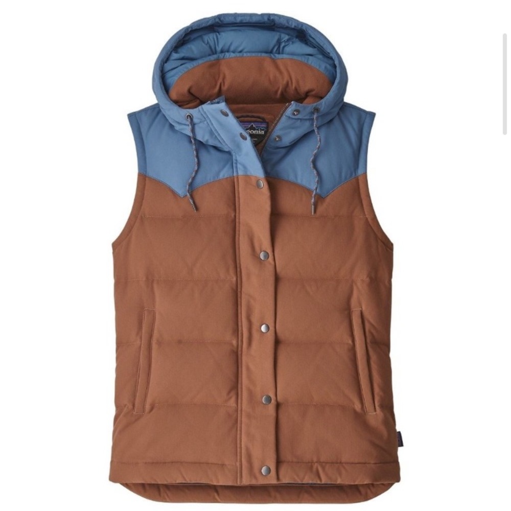 Patagonia bivy vest Sisu Brown Blue Small